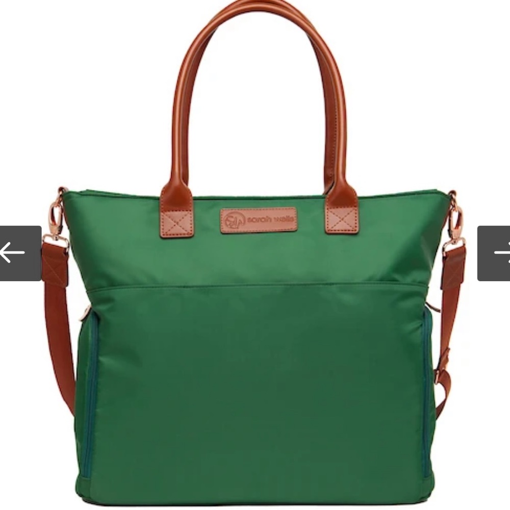 Sarah Wells Abby Pump Bag in Olive